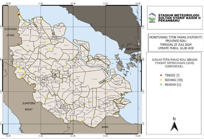 Puluhan Hotspot Bertahan di Riau, 328 di Sumatera