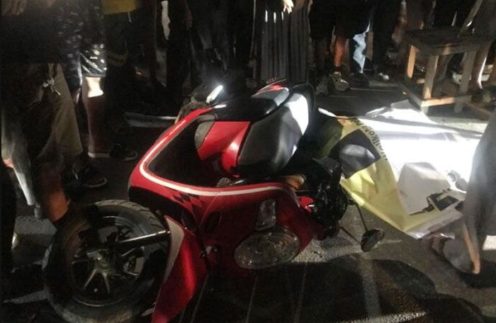 Lakalantas di Garuda Sakti, Pemotor Tewas Ditempat, Supir Kabur