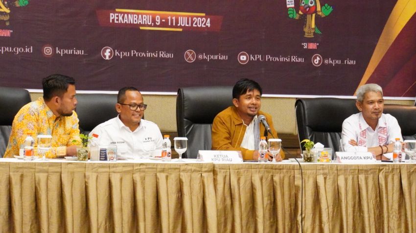 Selaraskan Persepsi, KPU Riau Taja Rakor Tahapan Pencalonan