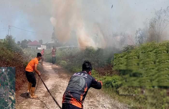 Dibantu Heli Waterbombing, Karhutla di Salo Timur Dipadamkan