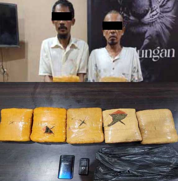 Jadi Kurir Ganja, Abang Becak Ditangkap