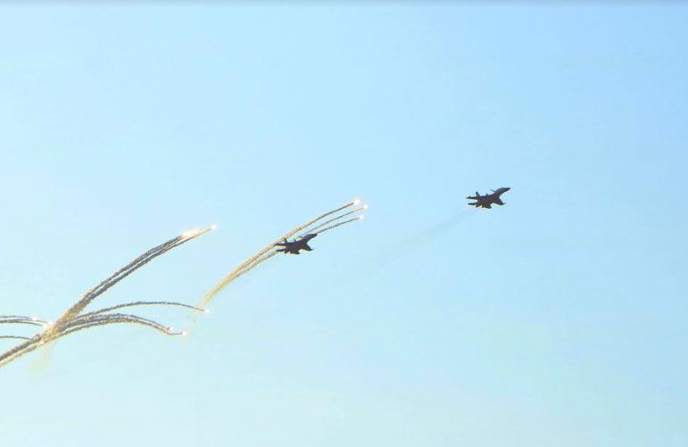 Jet Tempur Sukhoi SU-30 MK2, Pesawat Hercules C-130 Dan Boeing 737-200 Berhasil Pukau Ribuan Pengunju