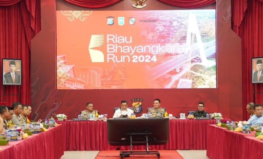 UMKM Ramaikan Riau Bhayangkara Run 2024, Ada Kuliner Khas