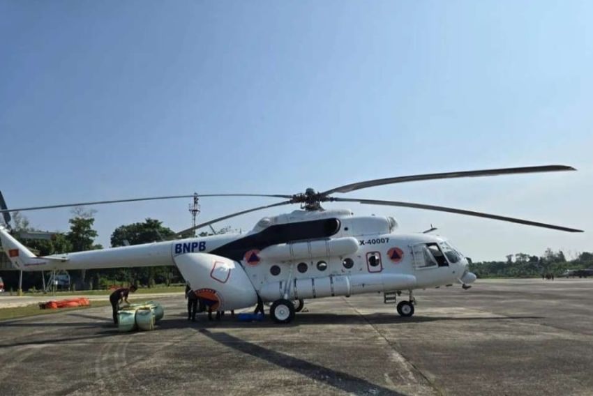 7 Heli dan 1 Pesawat Siaga Karhutla di Riau