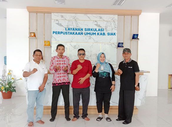 Anggota DPRD Komisi I Kabupaten Natuna Berkunjung ke Dispusip Siak