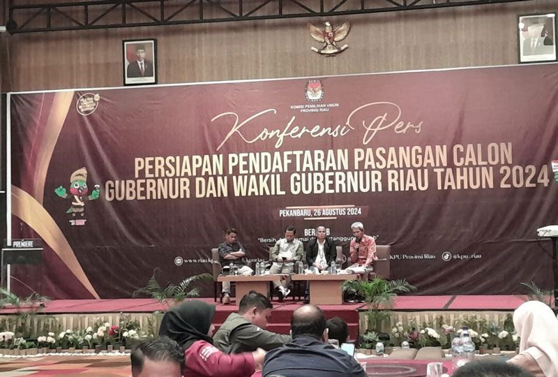Hari Ini KPU Riau Buka Pendaftaran Bakal Paslon Pilgub 2024