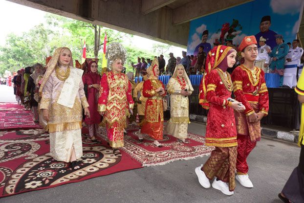 Sempena Hari Kemerdekaan Ke-79 RI, Pemkab Siak Gelar Pawai Budaya