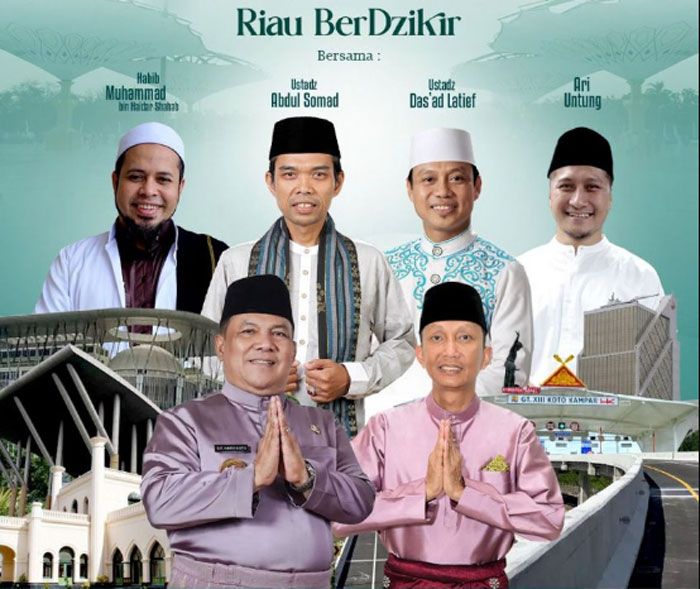 Sempena HUT ke-67 Riau, Ada Tablig Akbar Bersama UAS dan Ustaz Das&rsquo;ad Latif