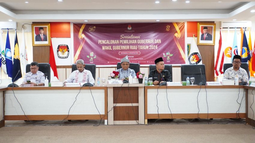 KPU Riau Taja Sosialisasi Syarat Pencalonan Pilkada Serentak