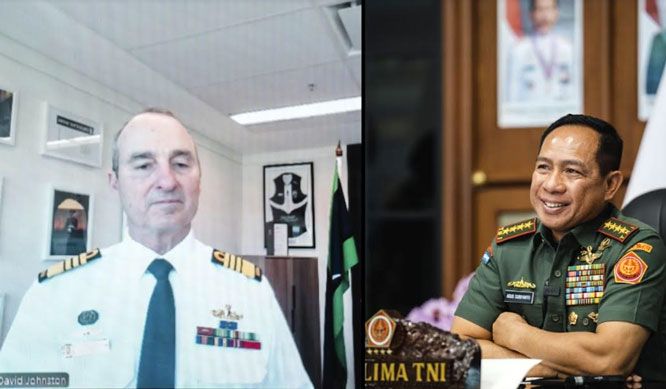 Perkuat Diplomasi Militer, Panglima TNI Laksanakan Vicon dengan Panglima Angkatan Bersenjata Australia