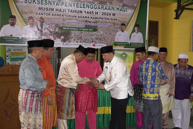 Pelaksanaan Haji 1445 H/2024 M Sukses, Kemenag Siak Gelar Tasyakuran