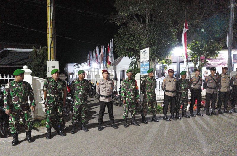 Bersinergi Bersama Polri, Kodim 0314/Inhil Berikan Pengamanan Proses Pendaftaran Pilkada Inhil Tahun 2024