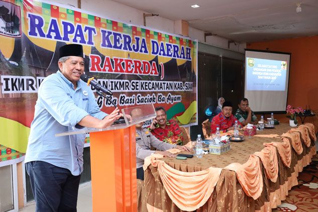 Bupati Siak Alfedri Buka Rakerda IKMR, Harapkan Sinergi dengan Pemerintah