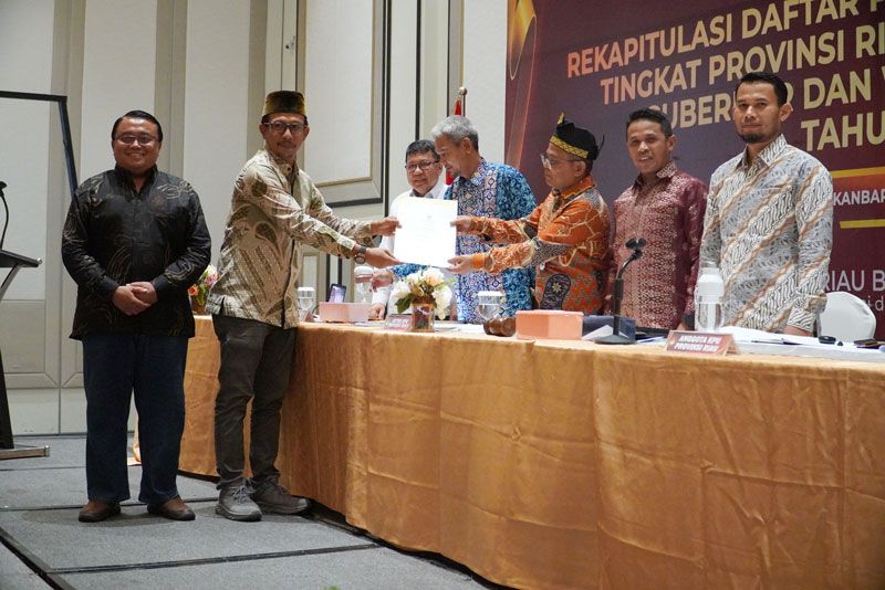 DPS Pilgub Riau 2Ditetapkan Sebanyak 024 4.827.031 Pemilih