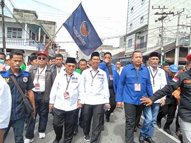 Jargon Perubahan, Paslon Bistamam - Jhony Carles Daftar Ke KPUD Rohil