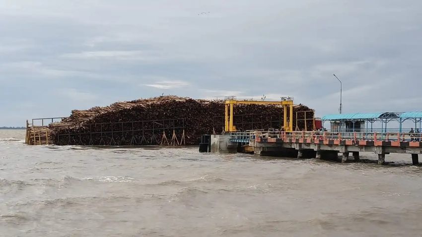 Tongkang Tersangkut di Dermaga, Roro Bengkalis Sementara Berhenti Beroperasi