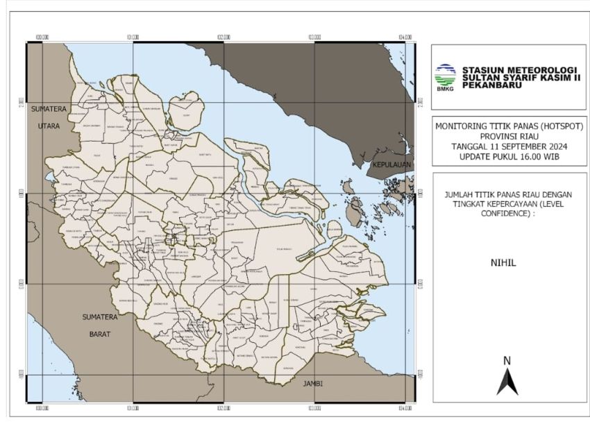 Dua Hari Riau Nihil Hotspot