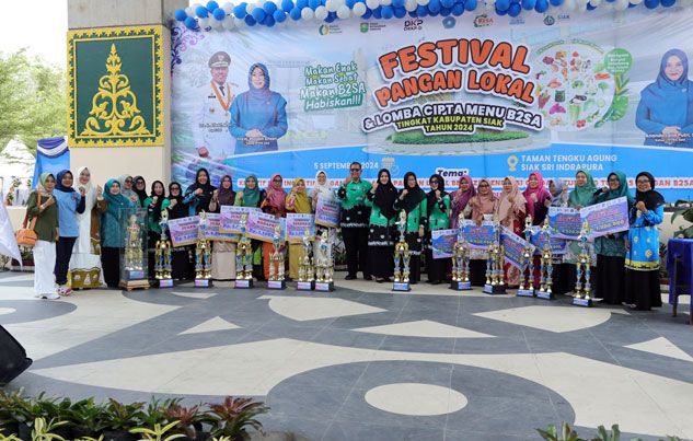 Wabup Siak Minta Festival Pangan Lokal dan Lomba Cipta Menu B2SA Munculkan Menu Baru dan Beragam