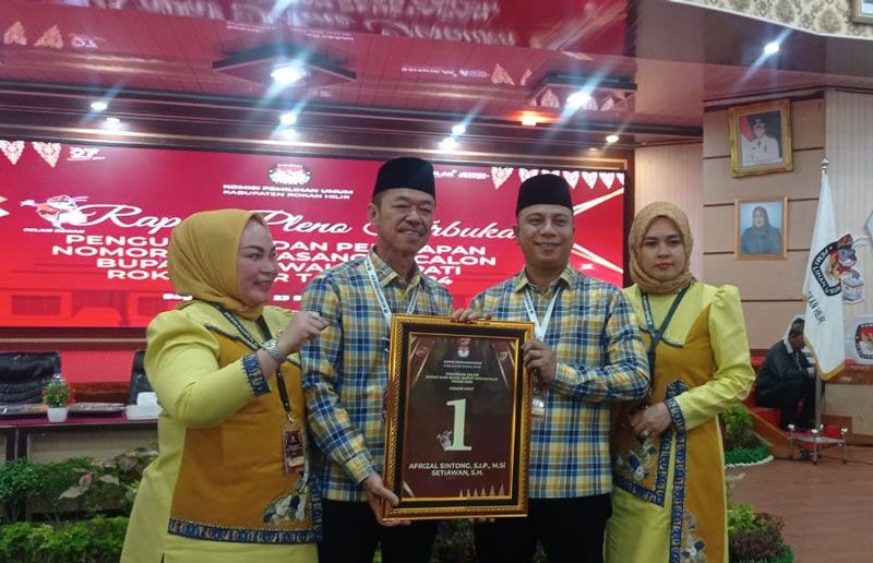 Dapat Nomor Urut 1, Afrizal Sintong: Sesuai Harapan