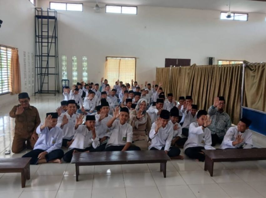 Dinas PPKBP3A Kampar Sosialisasi Pencegahan Kekerasan pada Perempuan dan Anak di Lembaga Pendidikan