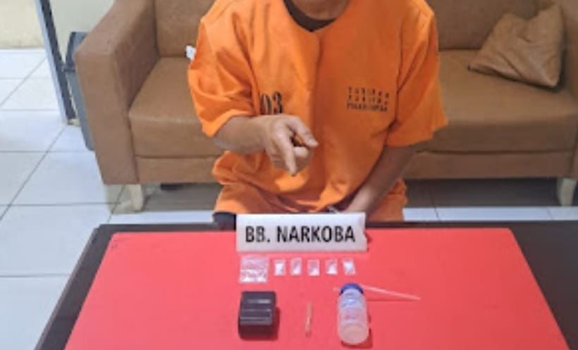 Pria di Kepau Jaya Ditangkap Bersama 6 Paket Sabu