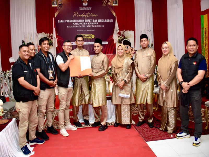 Ini 4 Paslon yang akan Bertarung di Pilbup Kampar 2024-2029