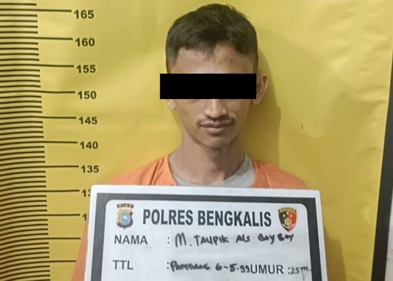 Bapak dan Anak di Bengkalis Kompak Main Narkoba