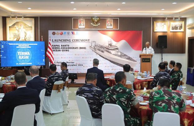 Staf Ahli Menhan Bidang Ekonomi Pimpin Launching Ceremony Kapal BHO Ocean Going