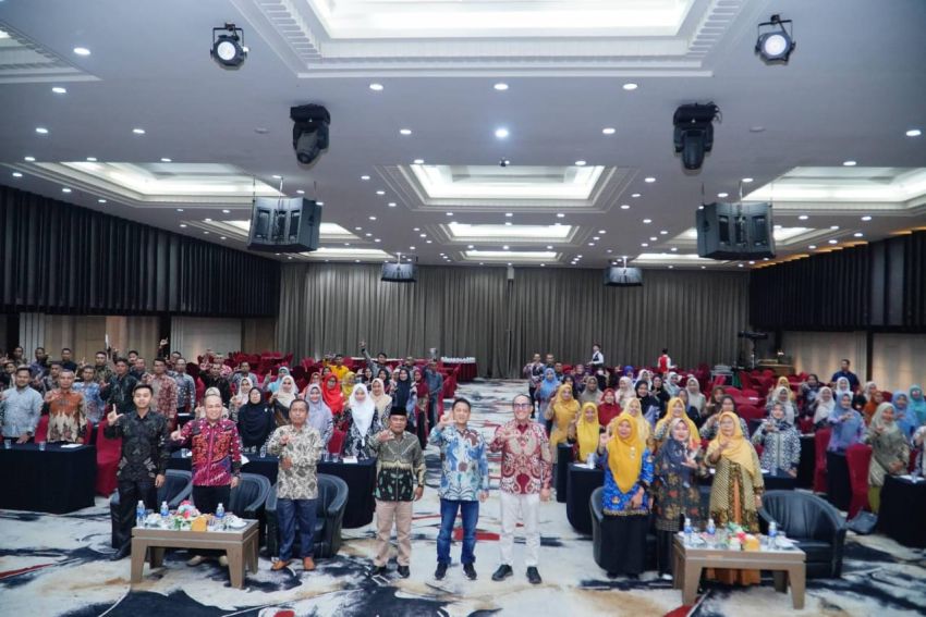 100 Tendik SD di Kampar Ikuti Pelatihan  Metode Gasing