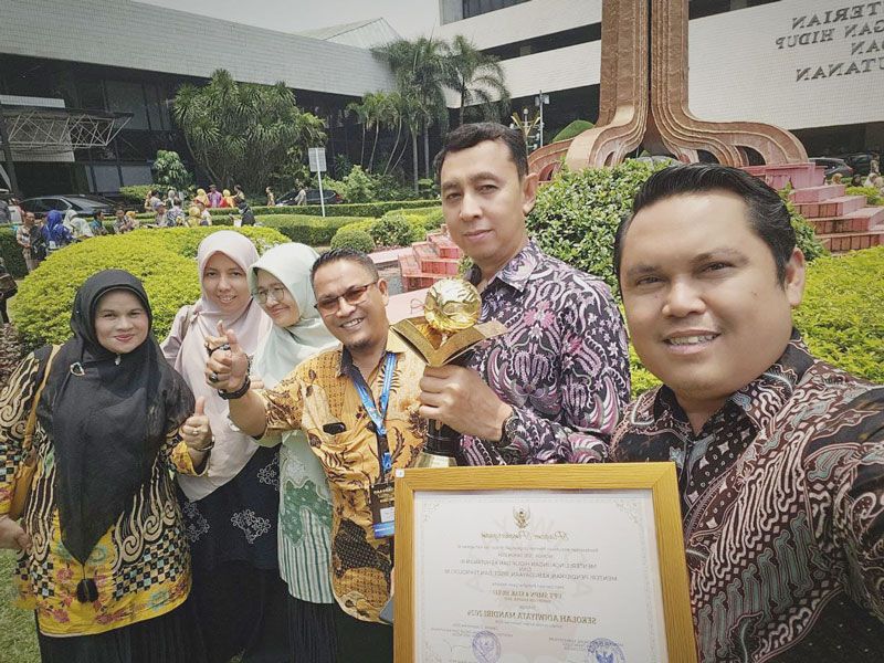 UPT SMPN 4 Siak Hulu Raih Prediket Adiwiyata Mandiri Tahun 2024