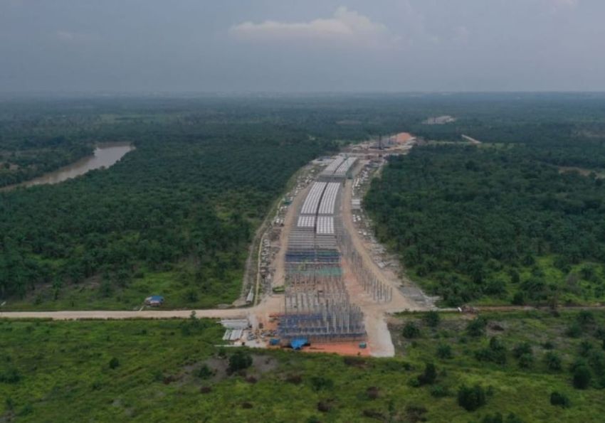 Progres Pembangunan Tol Lingkar Pekanbaru 30 Persen