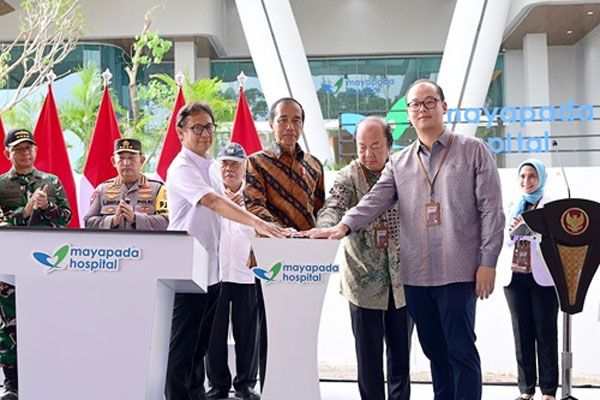 Panglima TNI Dampingi Presiden Jokowi Resmikan RS Mayapada di IKN