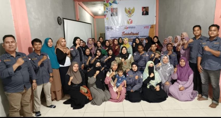 Panwaslu Bangko Pusako Gelar Sosialisasi Partisipatif Pemilih Pemula dan Wanita