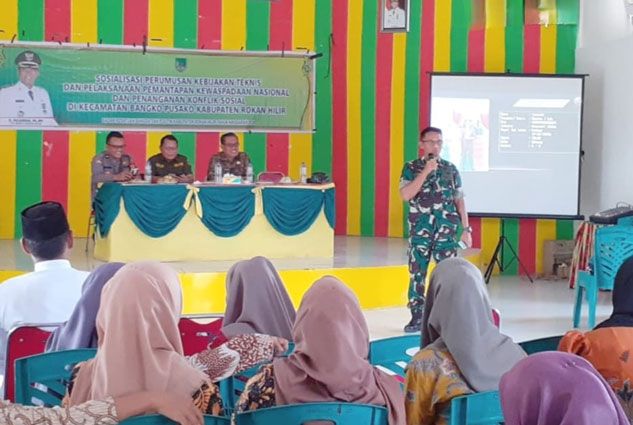 Jadi Narsum Penanganan Konflik Sosial, Pesan Danramil 05/RM: Jangan mudah Emosi