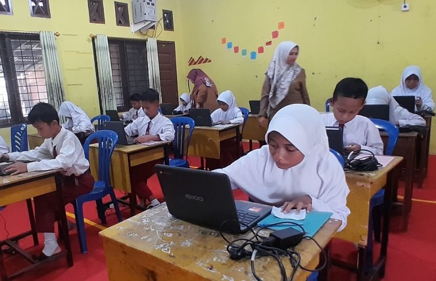 UPT SDN 011 Desa Baru Laksanakan Gladi Bersih ANBK 2024