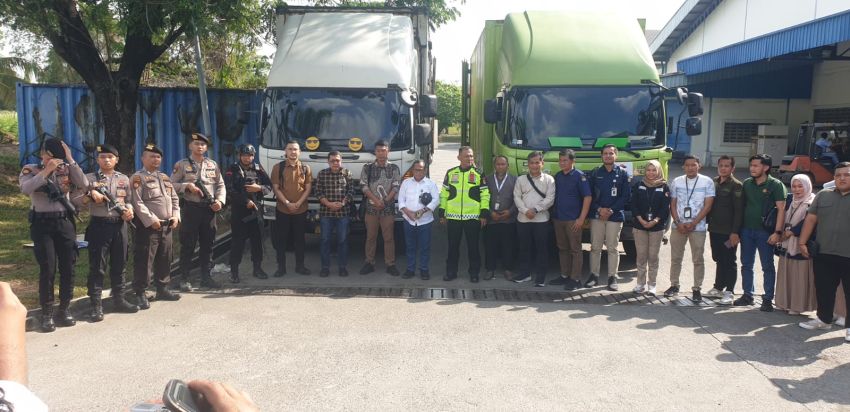 Logistik Pilkada Riau Didistribusikan