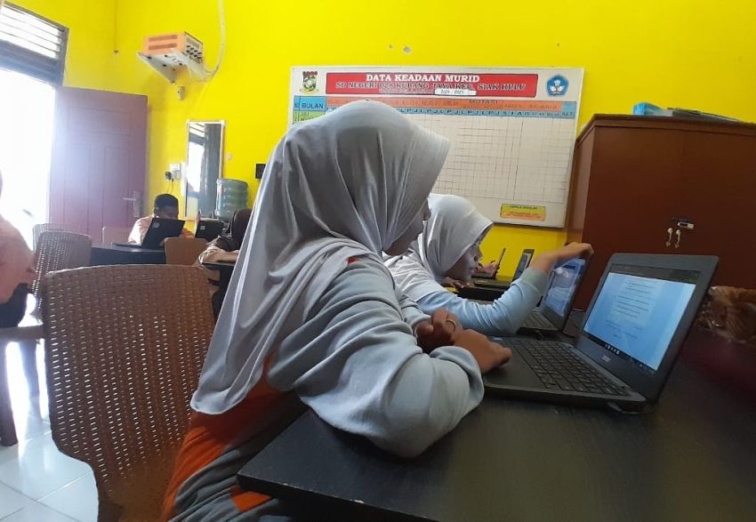 UPT SDN 028 Kubang Jaya Gelar Simulasi ANBK