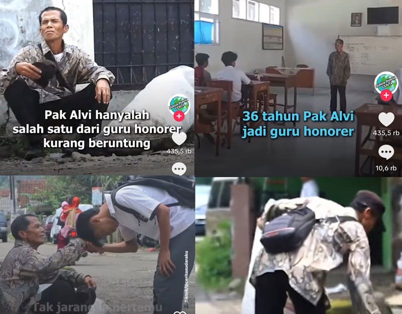 Viral Guru Honorer Jadi Pemulung Usai Mengajar, Untuk Penuhi Kebutuhan Sehari-hari