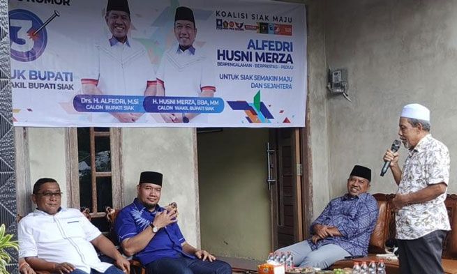 Tokoh Masyarakat Siak Akui Kepemimpinan Alfedri-Husni Telah Banyak Berbuat Untuk Negeri