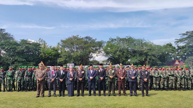 Kalapas  Kelas II B Teluk Kuantan Hadiri HUT TNI ke-79