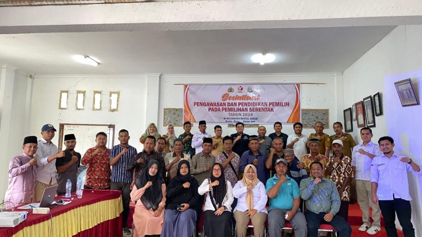 Perangi Politik Uang, Bawaslu Rohil Sosialisasi Pengawasan Partisipatif dan Pendidikan Pemilih