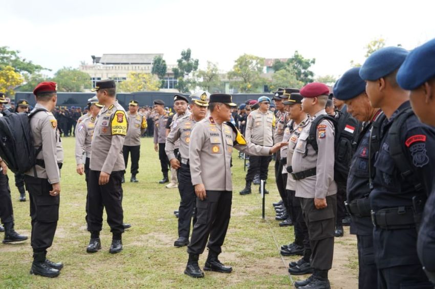 1.395 Personel Diterjunkan untuk Pengamanan Pilkada 2024 di Riau