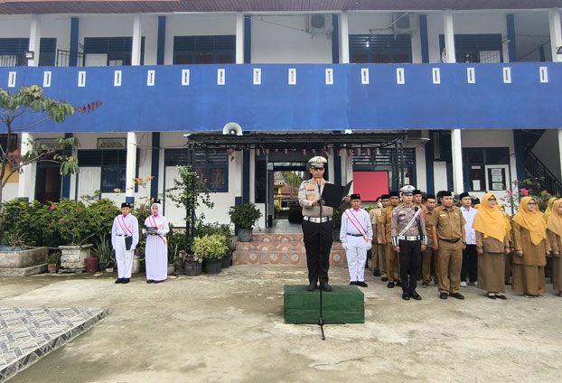 Police Goes To School Satlantas Polresta Inhil, AKP Fandri: Tanamkan Budaya Tertib kepada Generasi Muda