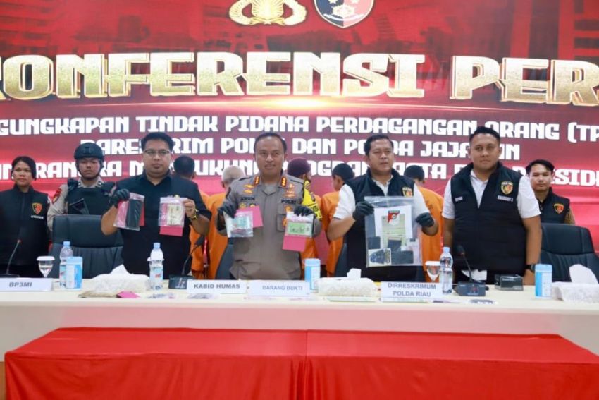 Polda Riau Ungkap 16 Kasus TPPO, 41 Korban Diselamatkan