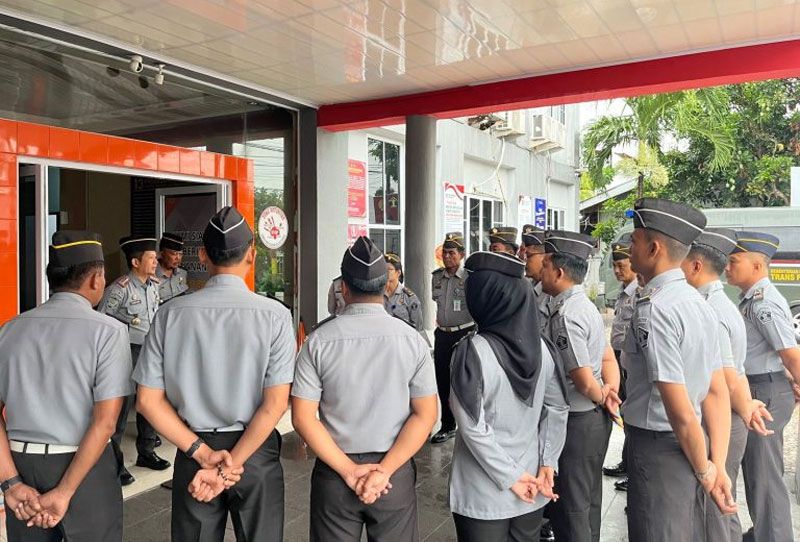 Cegah Judi Online, Handphone Petugas Lapas Bengkalis Diperiksa