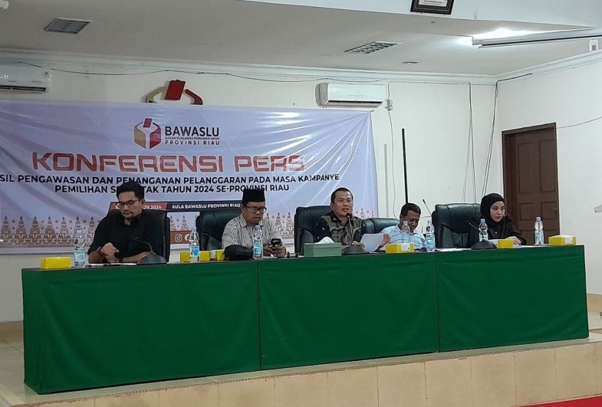Bawaslu Se-Riau Terima 140 Laporan Indikasi Pelanggaran Selama Masa Kampanye Pilkada 2024