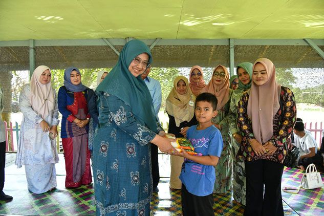 Peduli Anak Yatim, PKK Bengkalis Santuni Panti Asuhan Dayang Derma