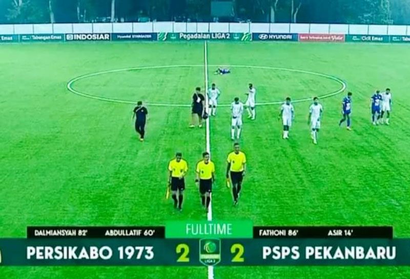 Laga Tandang PSPS Vs Persikabo Imbang 2-2