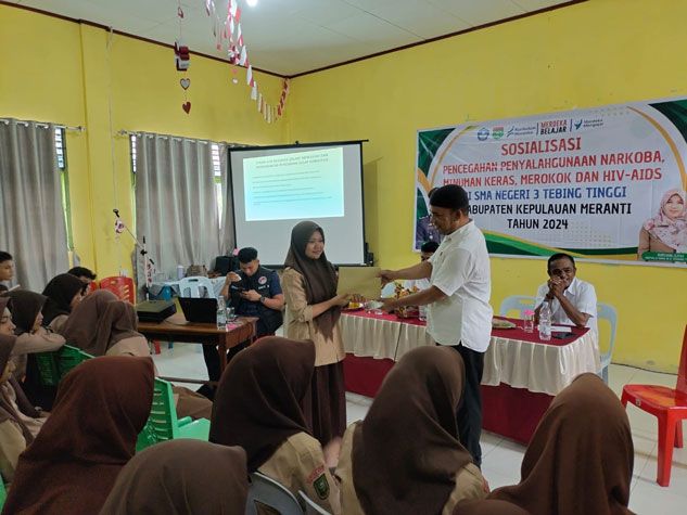Kasat Narkoba Polres Meranti Bersinergi Selamatkan Generasi Emas dari Sekolah dan Melawan Narkoba