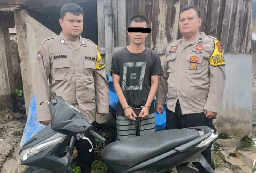 Polsek Kuantan Hilir Ungkap Kasus Pencurian Sepeda Motor